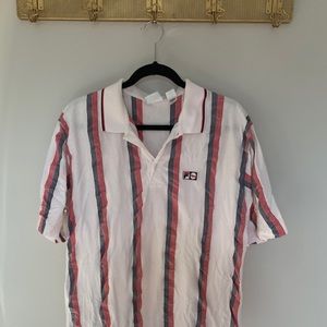 FILA Striped Polo Shirt